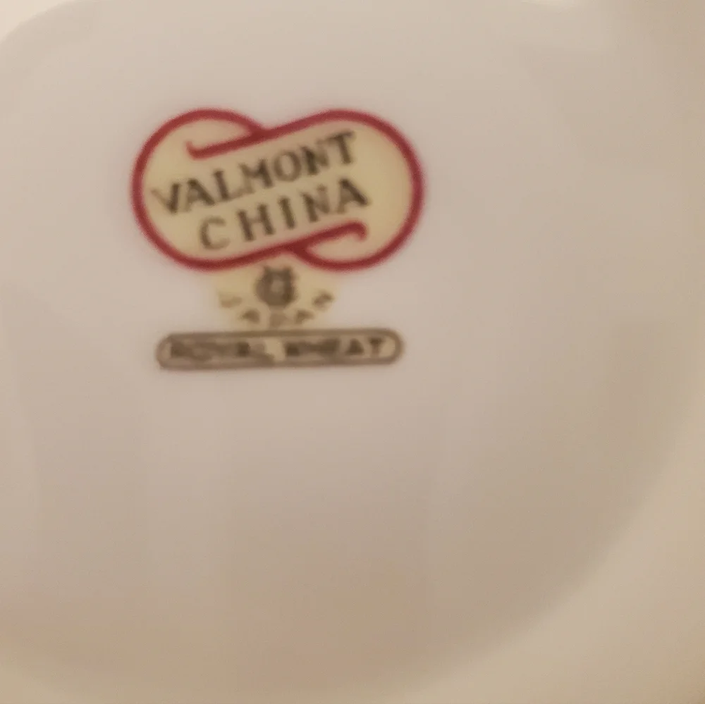 Valmont China Sugar Bowl And Lid